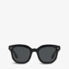 Oliver Peoples OV5472SU Filu' Acetate Wayfarer-inspired Sunglasses -Glam Pouch Store R03812641 BLACK M