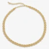 Heirloom Recycled 18ct Yellow Gold-plated Vermeil Sterling-silver Chain Necklace -Glam Pouch Store R03829944 GOLD M