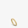 Disco Recycled 18ct Yellow Gold-plated Vermeil Sterling-silver Ring -Glam Pouch Store R03830014 GOLD M