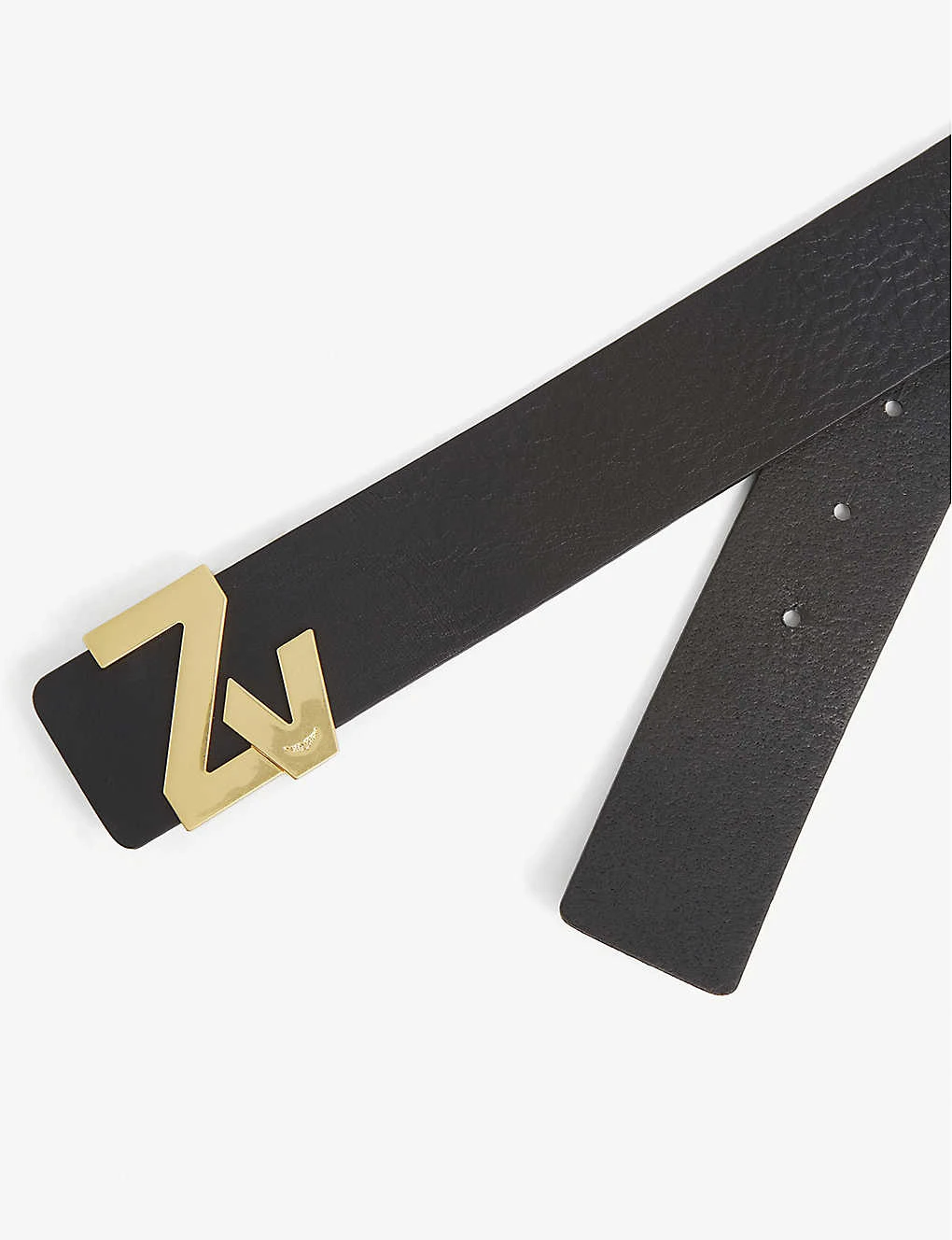 Zadig & Voltaire ZV Initiale Leather Belt 4 Zadig & Voltaire ZV Initiale Leather Belt - Image 2