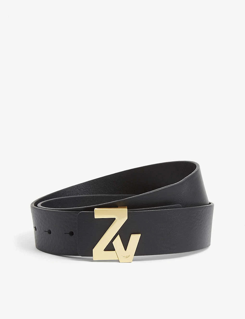 Zadig & Voltaire ZV Initiale Leather Belt 3 Zadig & Voltaire ZV Initiale Leather Belt
