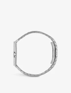 YA163407 GUCCI 25H Stainless Steel Quartz Watch -Glam Pouch Store R03840013 SILVER ALT02