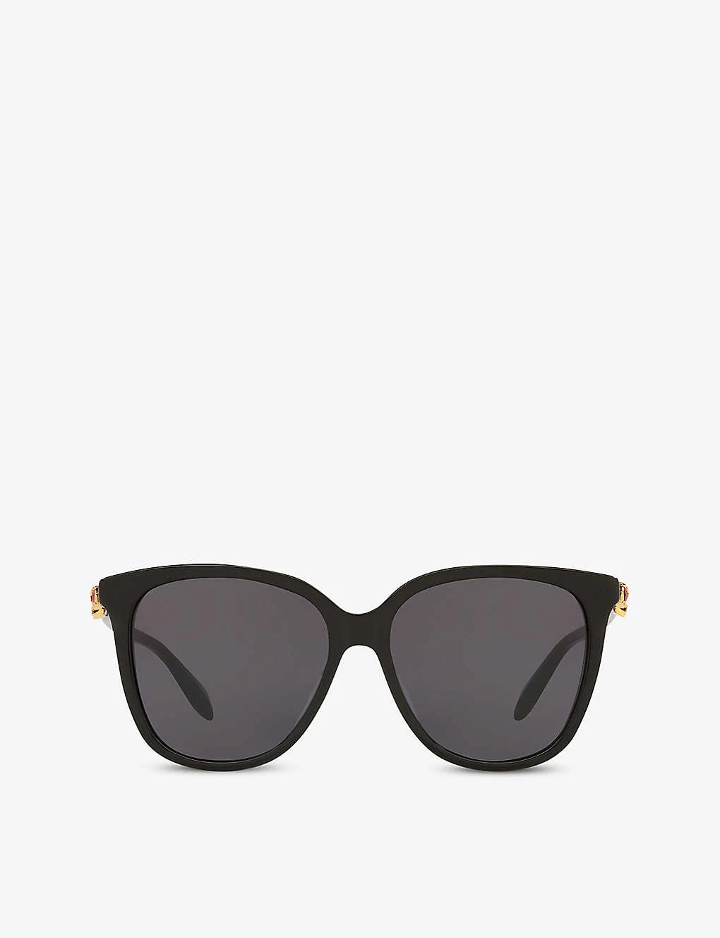 Alexander McQueen AM0326S Skull-embellished Sunglasses 3 Alexander McQueen AM0326S Skull-embellished Sunglasses