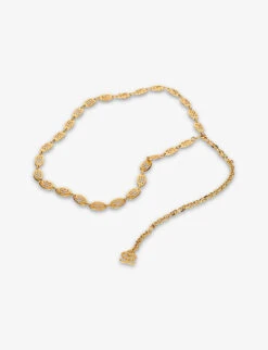 Sandro Zelea Branded Chain Belt