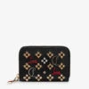 Christian Louboutin Panettone Studded Leather Coin Purse -Glam Pouch Store R03855521 BLACKMULTI M