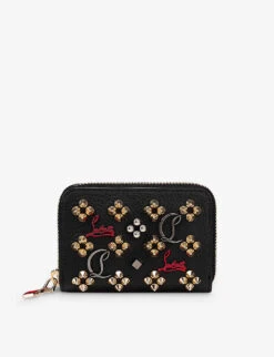 Christian Louboutin Panettone Studded Leather Coin Purse