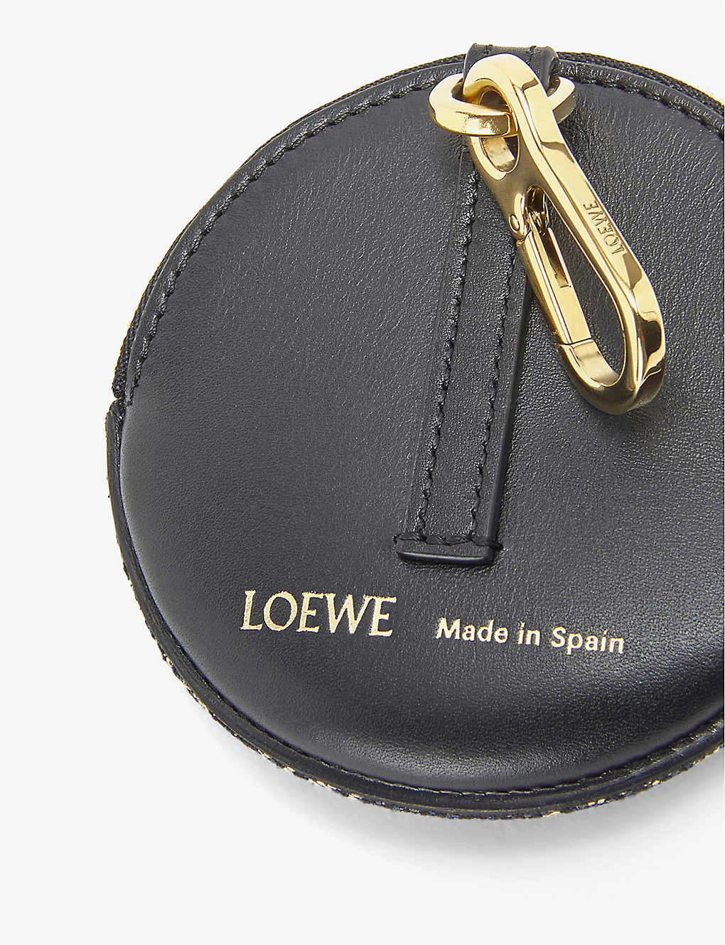 Loewe Cookie Logo-woven Leather Charm 6 Loewe Cookie Logo-woven Leather Charm - Image 4