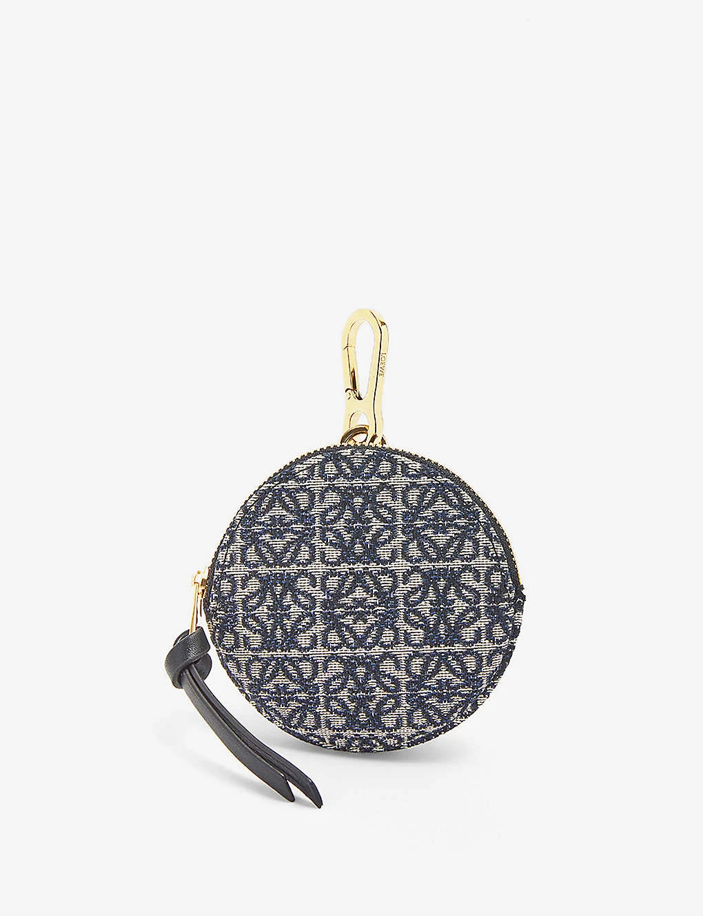 Loewe Cookie Logo-woven Leather Charm 3 Loewe Cookie Logo-woven Leather Charm