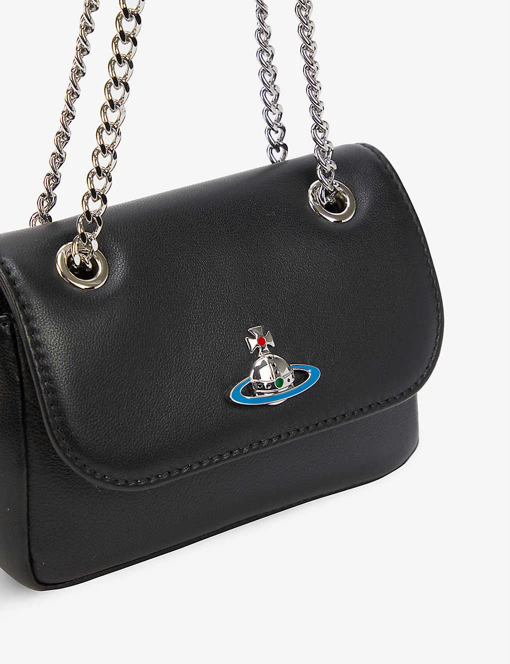 Vivienne Westwood Emma Leather Purse With Chain 4 Vivienne Westwood Emma Leather Purse With Chain - Image 2