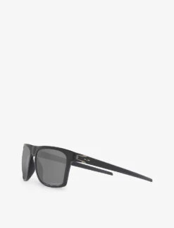 Oakley OO9100 Leffingwell Square-frame Sunglasses -Glam Pouch Store R03887454 BLACK ALT02
