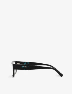 Prada PR 15YV Acetate Square-frame Glasses 9 Prada PR 15YV Acetate Square-frame Glasses -Glam Pouch Store R03897975 BLACK ALT03