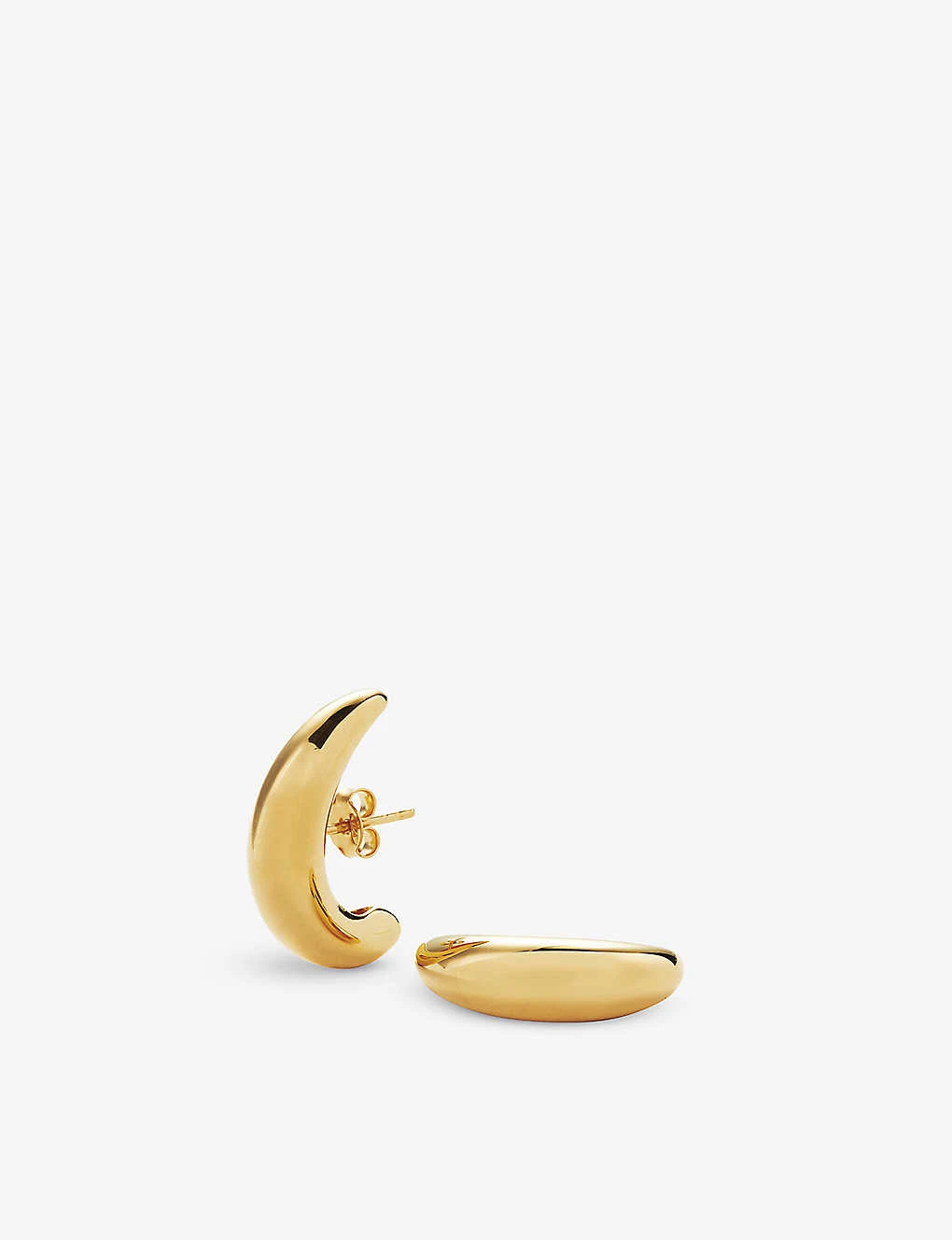 Savi X Missoma Dome Large 18ct Recycled Yellow Gold-plated Vermeil Sterling-silver Stud Earrings 3 Savi X Missoma Dome Large 18ct Recycled Yellow Gold-plated Vermeil Sterling-silver Stud Earrings