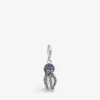 Thomas Sabo Octopus Sterling-silver And Zirconia Pendant Charm -Glam Pouch Store R03915633 BLUE M