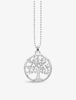 Thomas Sabo Tree Of Love Sterling-silver And Zirconia Necklace