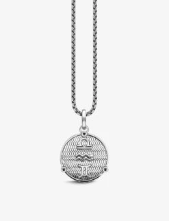 Thomas Sabo Elements Of Nature Sterling-silver And Cubic Zirconia Pendant Necklace
