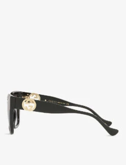 Gucci GG1023S Square-framed Acetate Sunglasses -Glam Pouch Store R03917526 BLACK ALT03