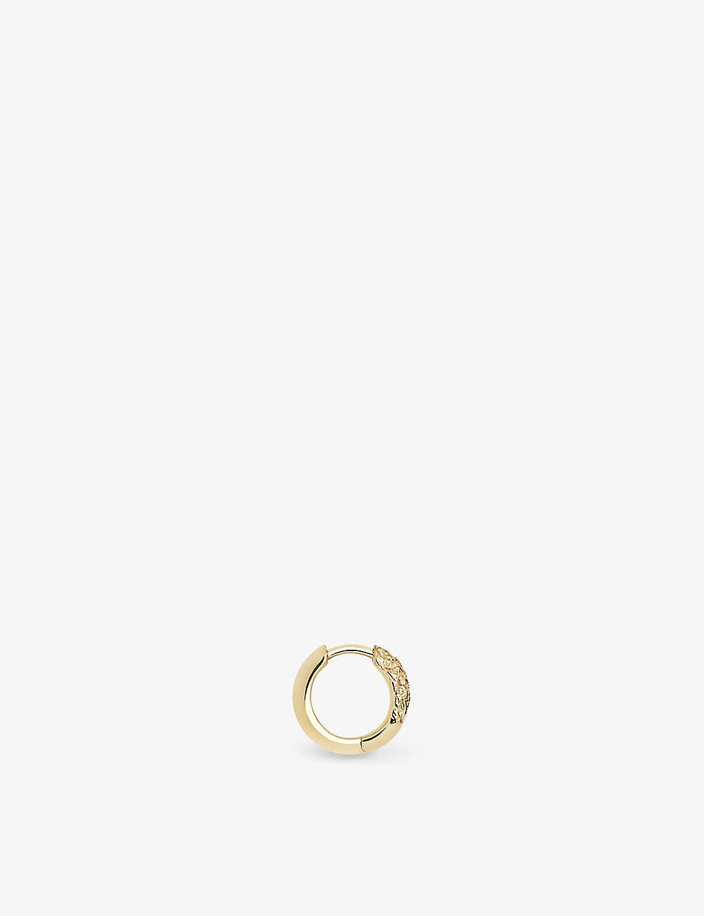 Maria Black Axton Chunky Textured 22ct Gold-plated 925 Sterling-silver Huggie Hoop Earring 4 Maria Black Axton Chunky Textured 22ct Gold-plated 925 Sterling-silver Huggie Hoop Earring - Image 2