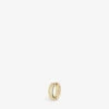 Maria Black Axton Chunky Textured 22ct Gold-plated 925 Sterling-silver Huggie Hoop Earring 1 Maria Black Axton Chunky Textured 22ct Gold-plated 925 Sterling-silver Huggie Hoop Earring -Glam Pouch Store R03929853 GOLD M
