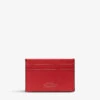 Panama Leather Card Holder 2 Panama Leather Card Holder -Glam Pouch Store R03933701 SCARLETRED M