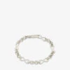 Heritage Link Recycled Sterling Silver Bracelet 1 Heritage Link Recycled Sterling Silver Bracelet -Glam Pouch Store R03945479 SILVER M