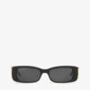 Balenciaga BB0096S Square-frame Acetate Sunglasses 1 Balenciaga BB0096S Square-frame Acetate Sunglasses -Glam Pouch Store R03951240 BLACK M