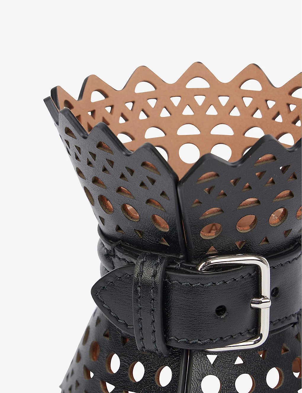 ALAIA Leather Cuff Bracelet 4 ALAIA Leather Cuff Bracelet - Image 2