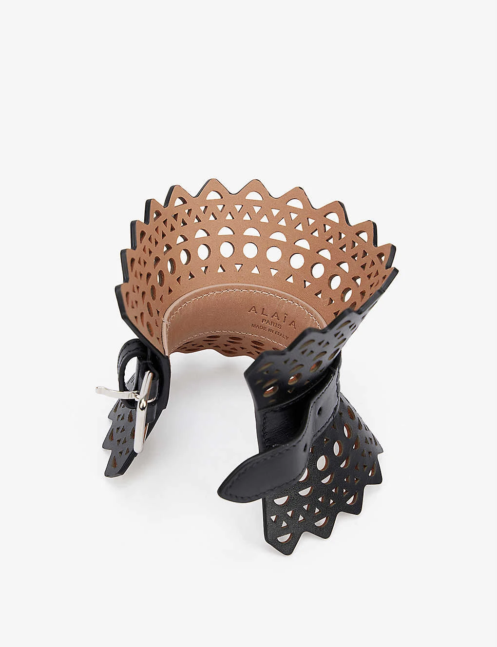 ALAIA Leather Cuff Bracelet 6 ALAIA Leather Cuff Bracelet - Image 4