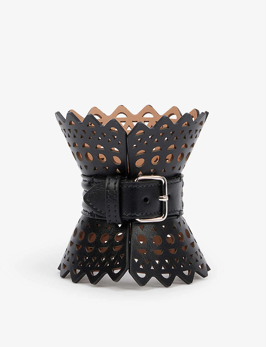 ALAIA Leather Cuff Bracelet 3 ALAIA Leather Cuff Bracelet
