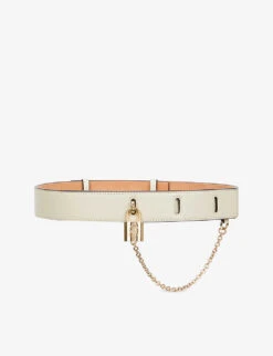 Mulberry Billie Chain-embellished Leather Belt