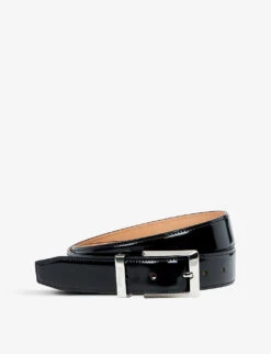 Mulberry Formal Brand-engraved Leather Belt