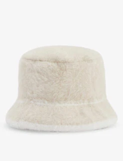 Jacquemus Le Bob Brushed-texture Knitted Hat -Glam Pouch Store R03977741 OFFWHITE ALT02