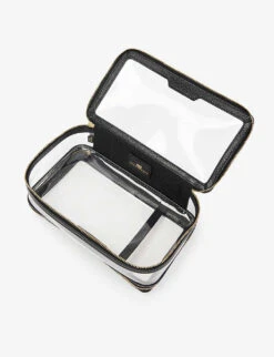 Anya Hindmarch In-flight Recycled Nylon Cosmetics Case -Glam Pouch Store R03982094 BLACK ALT03