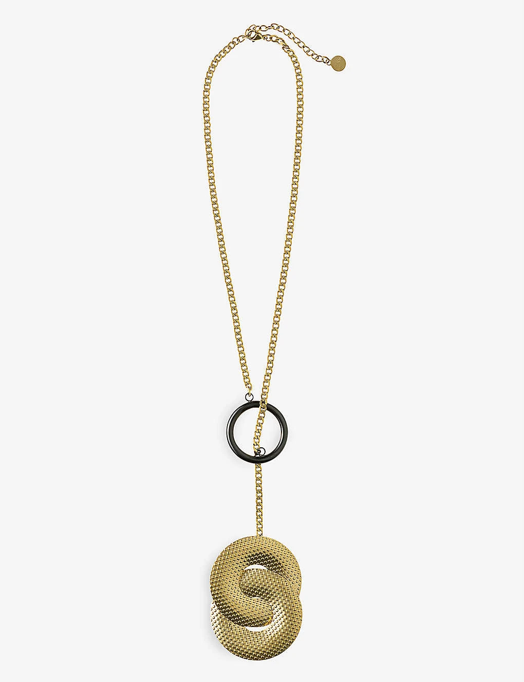Alessi Acta Gold-tone Steel Necklace 3 Alessi Acta Gold-tone Steel Necklace
