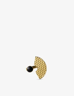 Alessi Edone Small Gold-tone Stainless Steel Ring