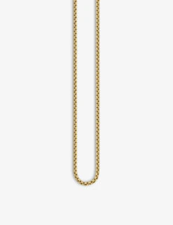 Thomas Sabo Venezia 18ct Yellow Gold-plated Sterling Silver Chain Necklace