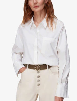 Whistles Circle Buckle Leather Belt -Glam Pouch Store R03992765 KHAKIOLIVE ALT03