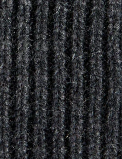 Ribbed Cable-knit Organic-cashmere Hat -Glam Pouch Store R03995322 CHARCOAL ALT03