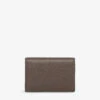 Ludlow Folded Grained-leather Cardholder 1 Ludlow Folded Grained-leather Cardholder -Glam Pouch Store R03999306 DARKTAUPEBROWN M