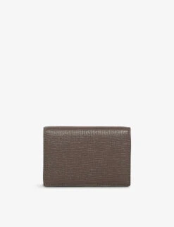 Ludlow Folded Grained-leather Cardholder