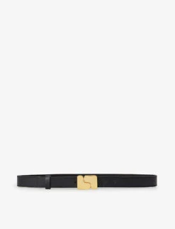 Soeur Ninon Logo-buckle Leather Belt