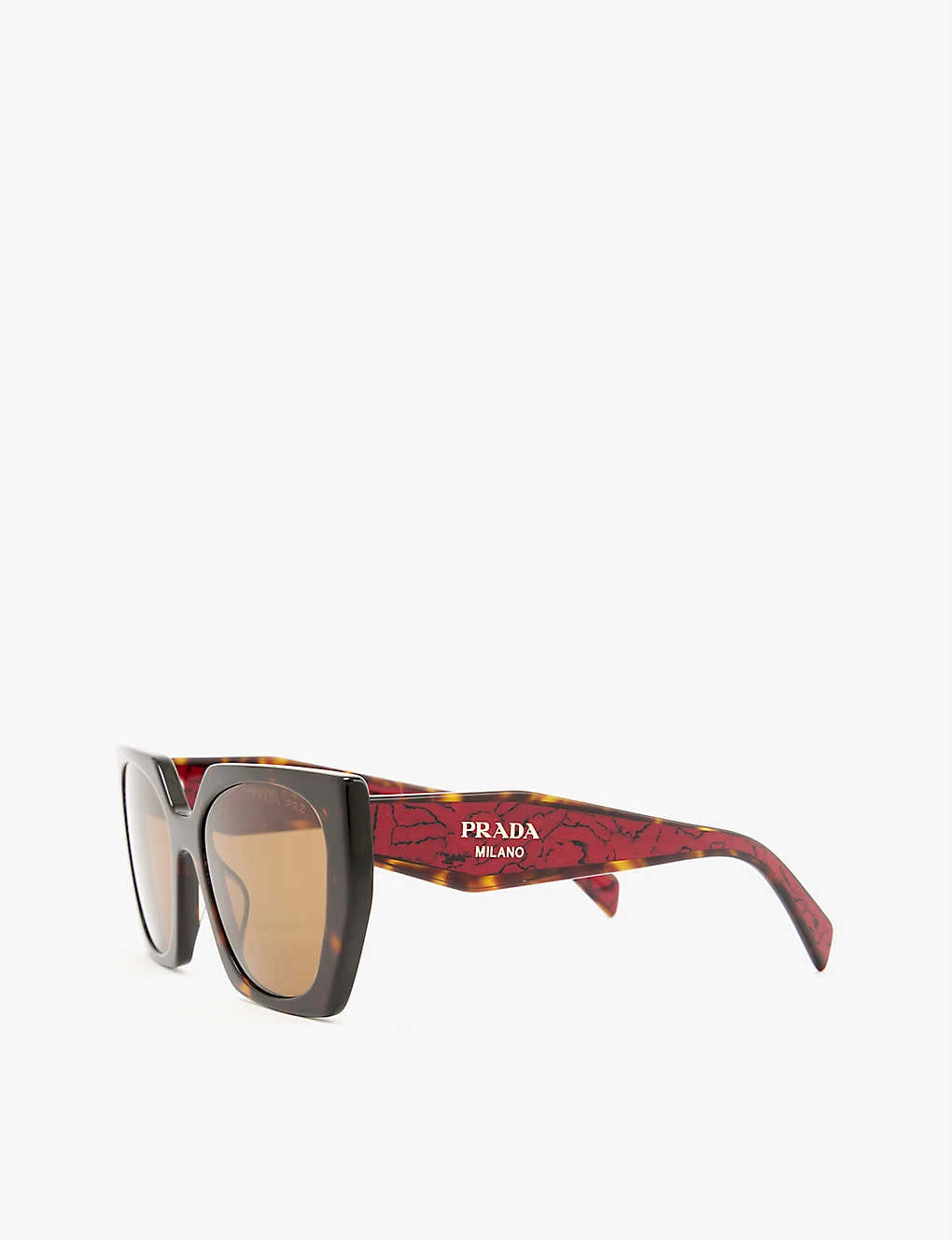 Prada PR 15WS Rectangle-frame Tortoiseshell-effect Acetate Sunglasses 6 Prada PR 15WS Rectangle-frame Tortoiseshell-effect Acetate Sunglasses - Image 4