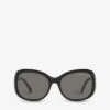 Prada PR 04ZS Square-frame Acetate Sunglasses -Glam Pouch Store R04053945 BLACK M