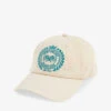 Embroidered Cotton-twill Cap -Glam Pouch Store R04072147 CREAMTEAL M
