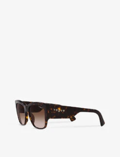 Vogue VO5462S Square-frame Tortoiseshell Acetate Frame 8 Vogue VO5462S Square-frame Tortoiseshell Acetate Frame -Glam Pouch Store R04076537 BROWN ALT02