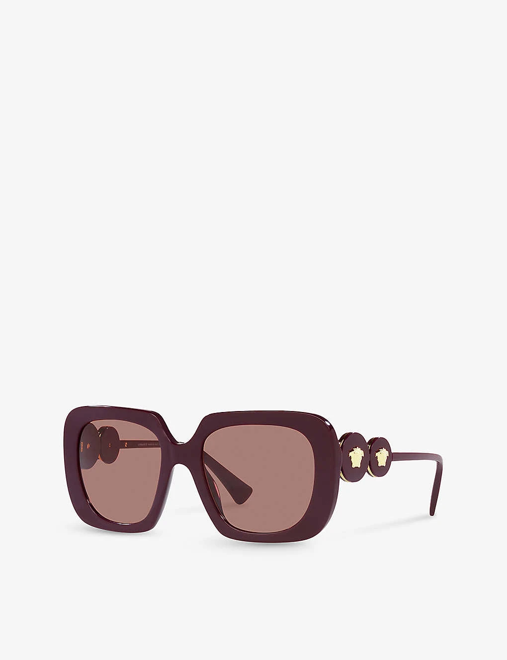 Versace VE4434 Logo-embellished Square-frame Acetate Sunglasses 4 Versace VE4434 Logo-embellished Square-frame Acetate Sunglasses - Image 2