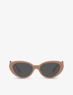 Versace VE4433U Cat-eye Medallion-embellished Acetate Sunglasses