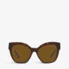 Prada PR 17ZS Square-frame Acetate Sunglasses 2 Prada PR 17ZS Square-frame Acetate Sunglasses -Glam Pouch Store R04076619 BROWN M