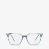 Oliver Peoples OV5488U Square-frame Acetate Optical Glasses -Glam Pouch Store R04076742 BLUE M