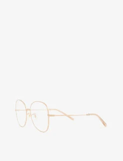 Oliver Peoples OV1313 Butterfly-frame Steel Optical Glasses -Glam Pouch Store R04076744 PINK ALT02