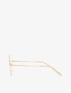 Oliver Peoples OV1313 Butterfly-frame Steel Optical Glasses -Glam Pouch Store R04076744 PINK ALT03